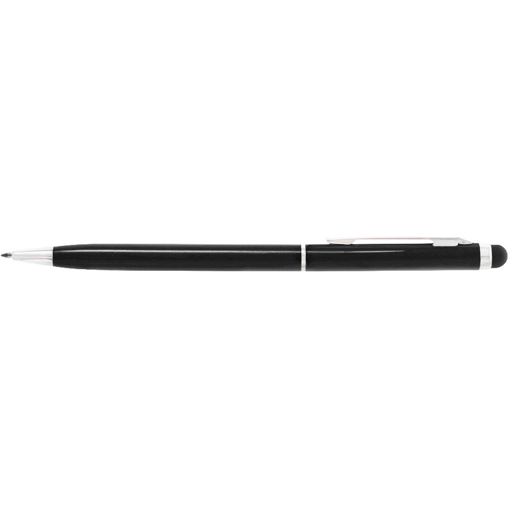Długopis touch pen aluminiowy z błyszczącym trzonem - Touch pen z nadrukiem logo | VEBI - zdjęcie 4