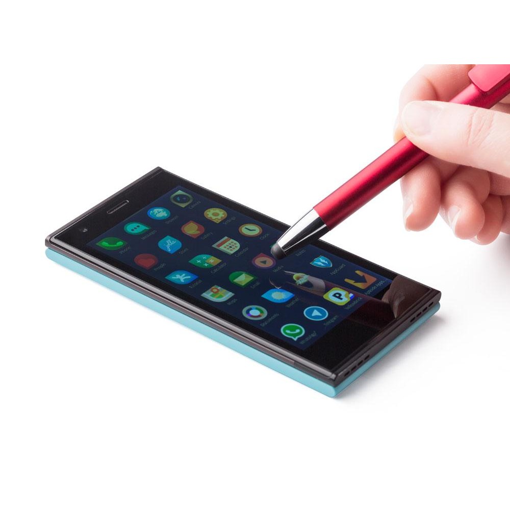 Długopis touch pen ze stojakiem, z nadrukiem logo - Touch pen z nadrukiem logo | VEBI - zdjęcie 6