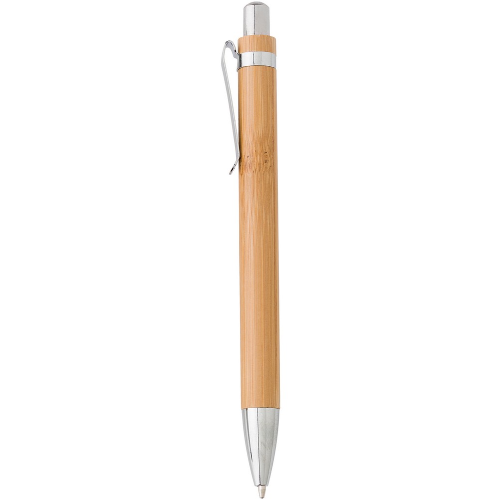 Bambusowy zestaw piśmienniczy z nadrukiem logo, touch pen - Zestawy piśmienne z nadrukiem logo | VEBI - zdjęcie 7