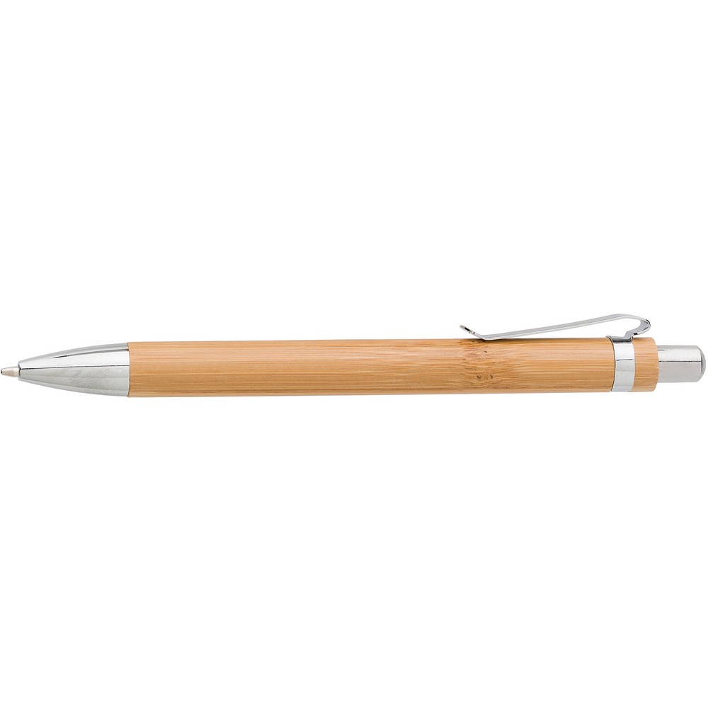 Bambusowy zestaw piśmienniczy z nadrukiem logo, touch pen - Zestawy piśmienne z nadrukiem logo | VEBI - zdjęcie 8
