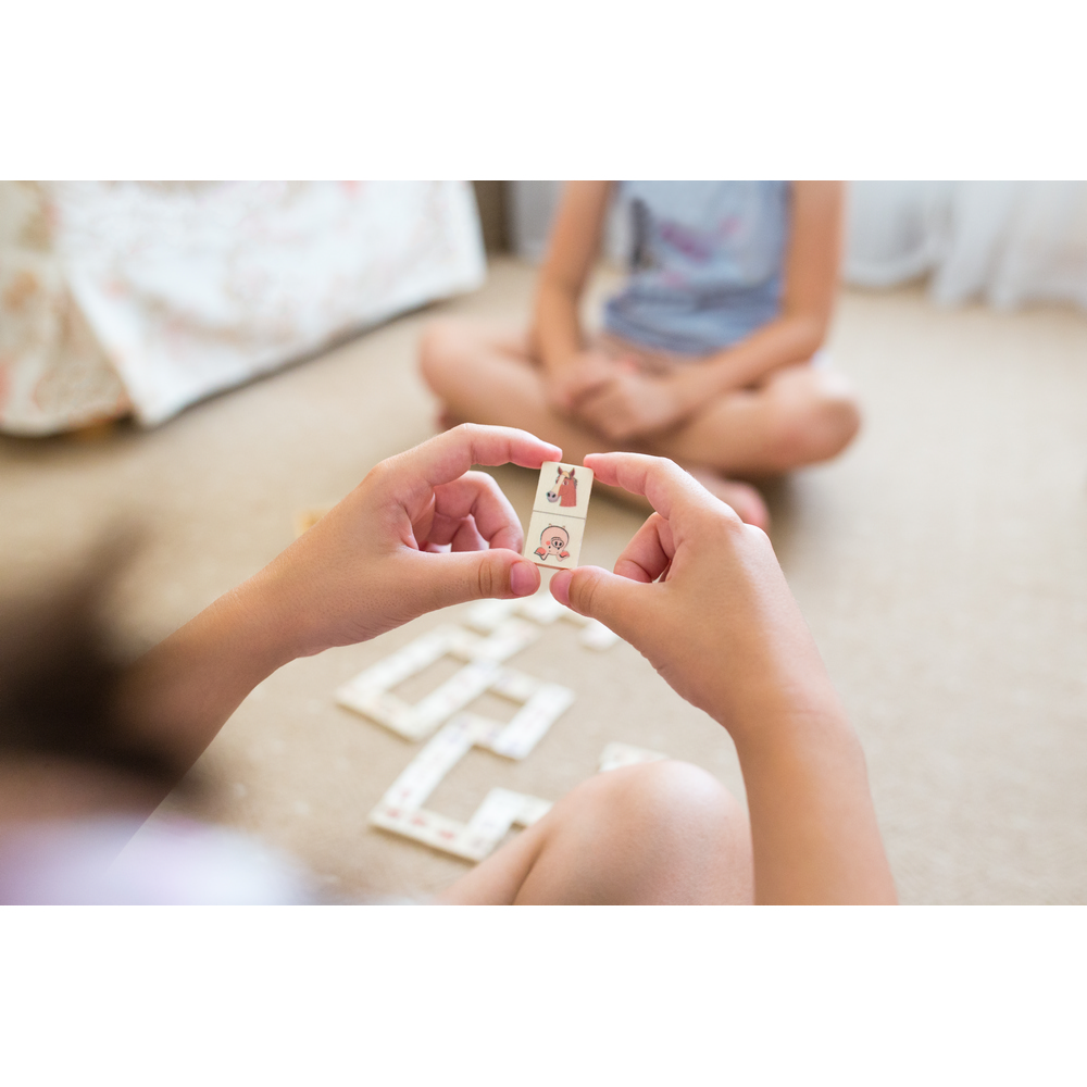 Domino w drewnianym pudełku - gra firmowa z logo - Gry i zabawy z nadrukiem logo | VEBI - zdjęcie 8