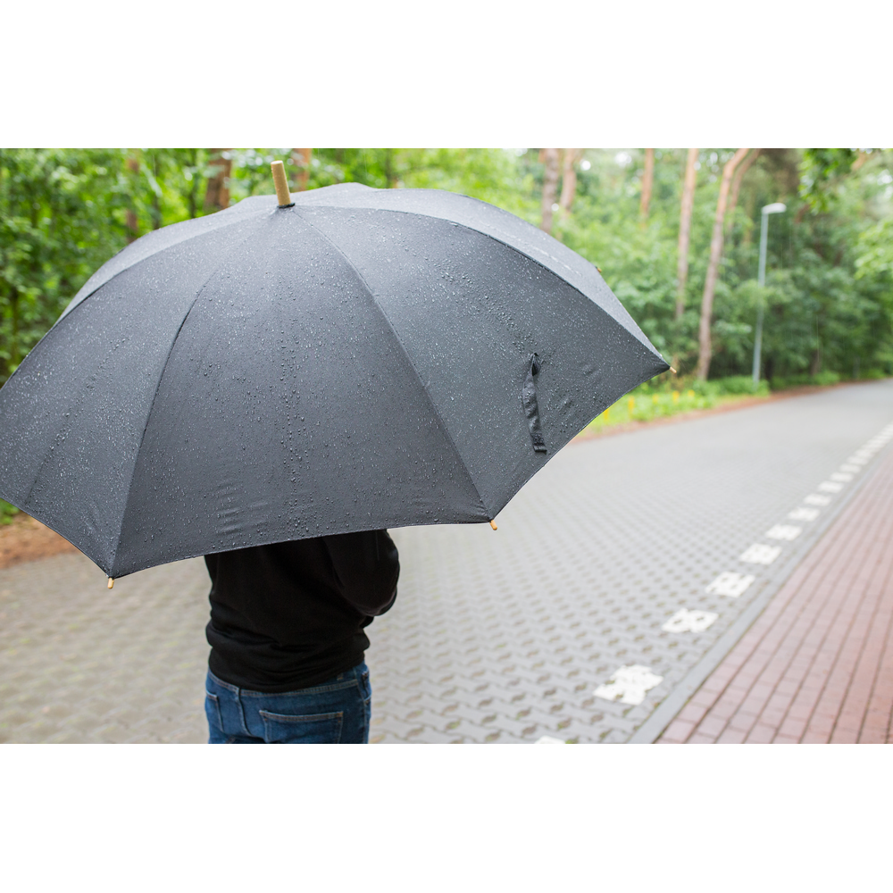 Parasol manualny z recyclingu RPET z pokrowcem Keelan - Parasole manualne z nadrukiem logo | VEBI - zdjęcie 9