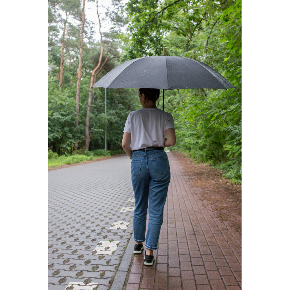 Parasol manualny z recyclingu RPET z pokrowcem Keelan - Parasole manualne z nadrukiem logo | VEBI - zdjęcie 10