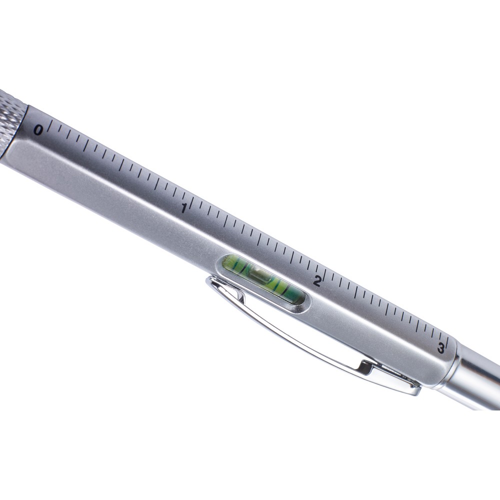 Długopis 5w1 z linijką, poziomica i touch pen - Długopisy nietypowe z nadrukiem logo | VEBI - zdjęcie 5