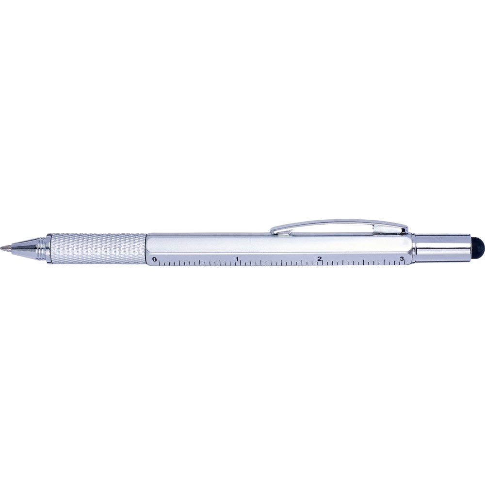 Długopis 5w1 z linijką, poziomica i touch pen - Długopisy nietypowe z nadrukiem logo | VEBI - zdjęcie 8