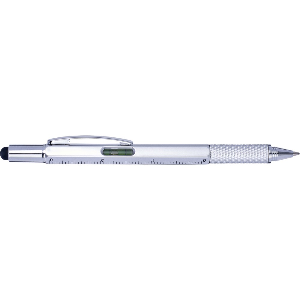 Długopis 5w1 z linijką, poziomica i touch pen - Długopisy nietypowe z nadrukiem logo | VEBI - zdjęcie 9
