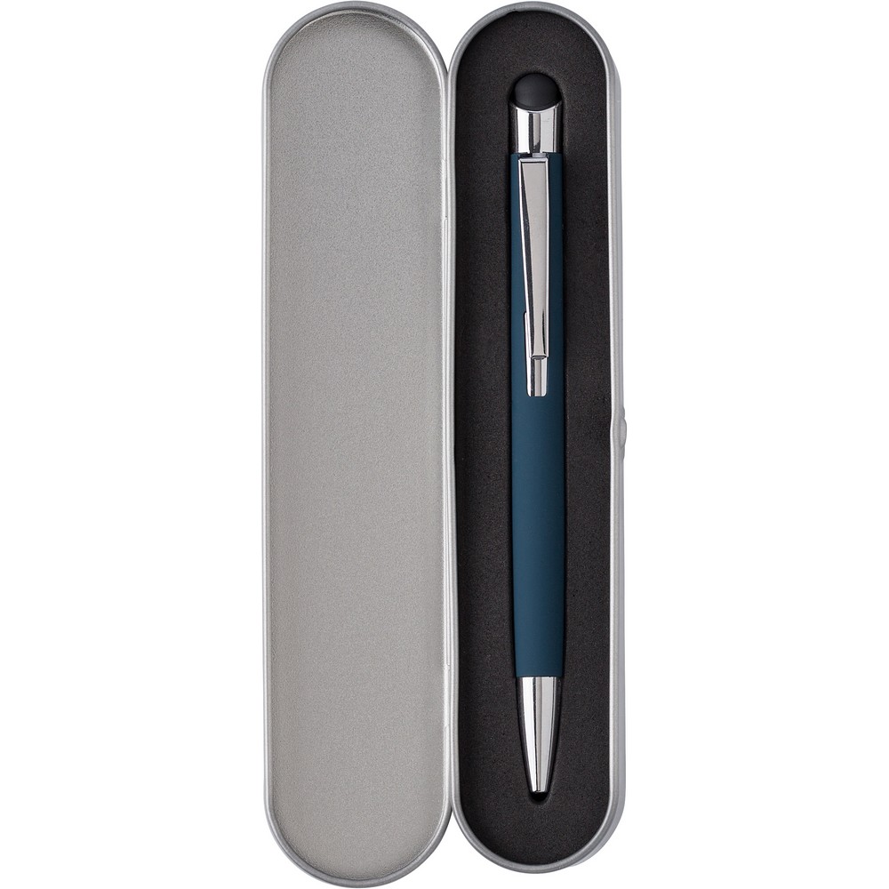 Długopis dotykowy z etui - elegancki gadżet reklamowy - Touch pen z nadrukiem logo | VEBI - zdjęcie 6