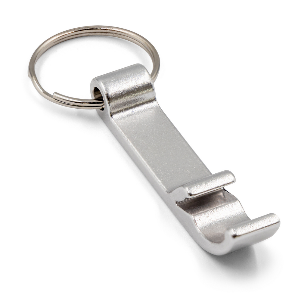 Aluminiowy brelok-otwieracz do butelek Macie - Breloki z nadrukiem logo | VEBI
