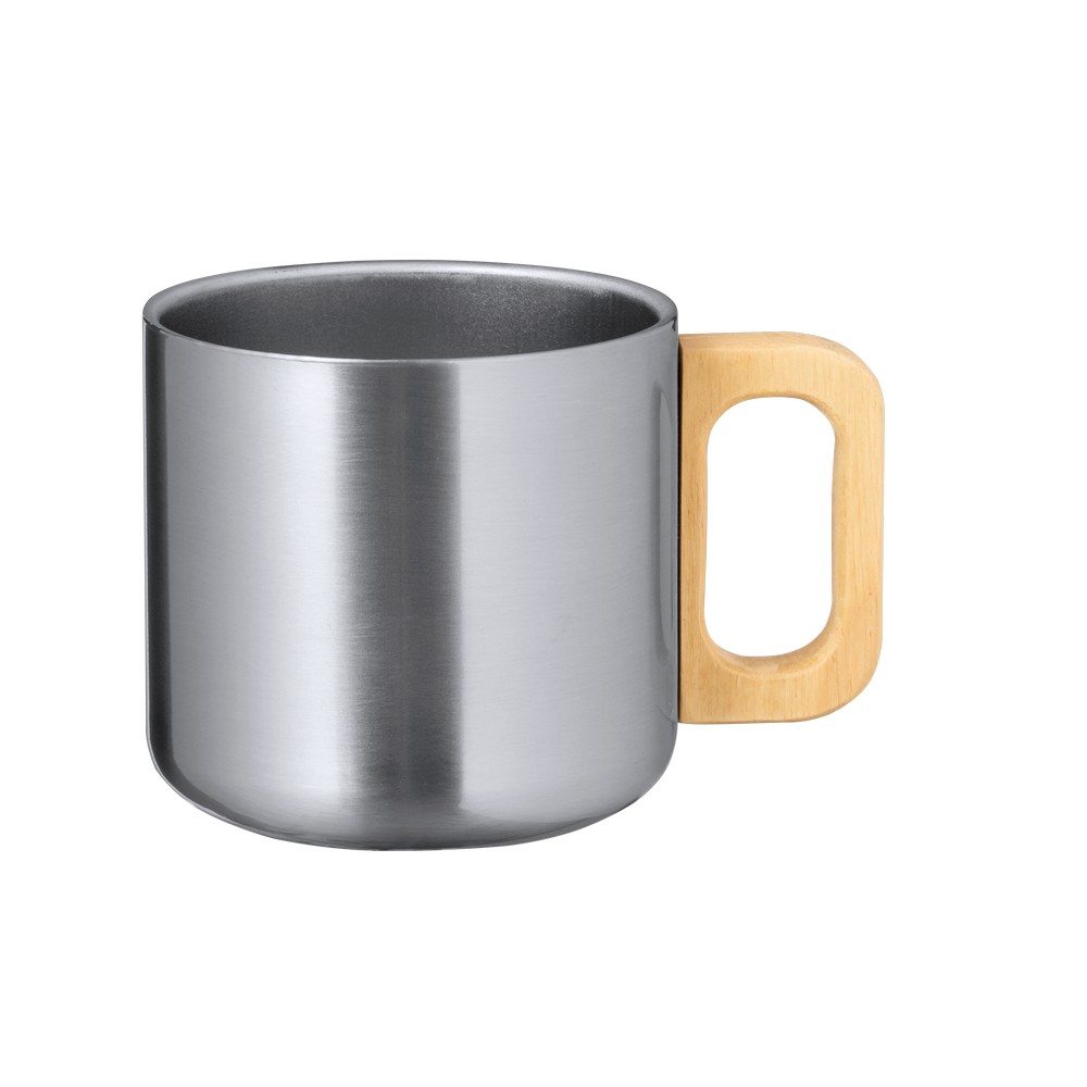 Kubek 400 ml stal nierdzewna z recyklingu z nadrukiem logo - Kubki z nadrukiem logo | VEBI - zdjęcie 5