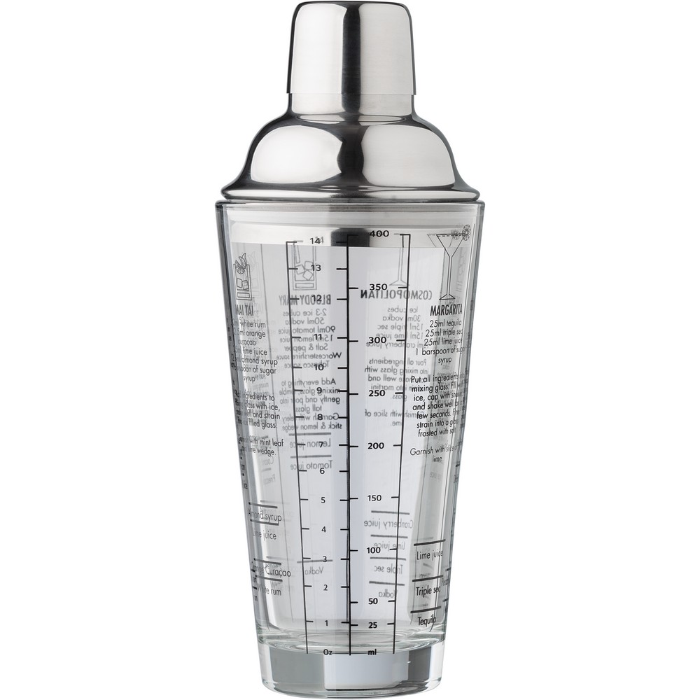 Shaker reklamowy 400 ml z logo - gadżet fitness dla firm - Akcesoria barowe z nadrukiem logo | VEBI - zdjęcie 8