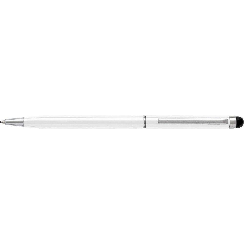 Długopis touch pen aluminiowy z mechanizmem obrotowym - Touch pen z nadrukiem logo | VEBI