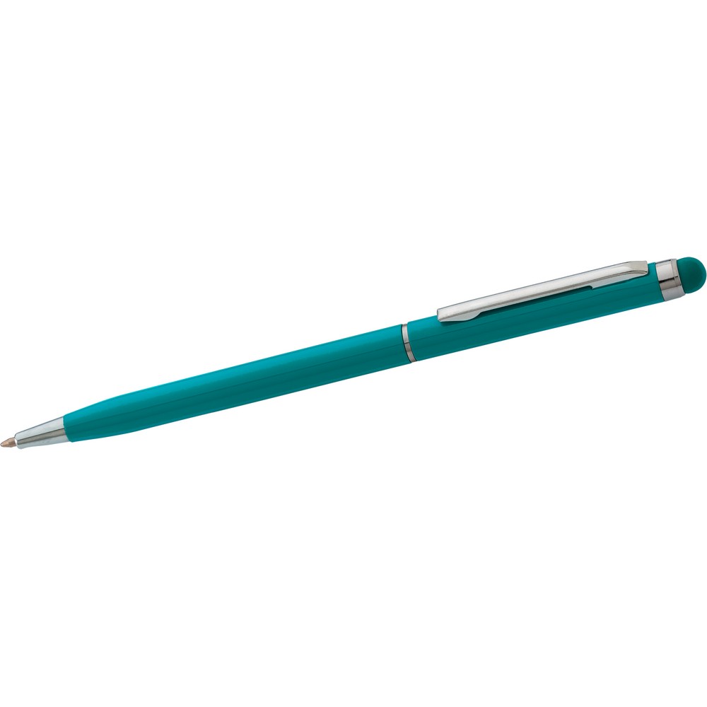 Długopis touch pen aluminiowy z mechanizmem obrotowym - Touch pen z nadrukiem logo | VEBI - zdjęcie 4