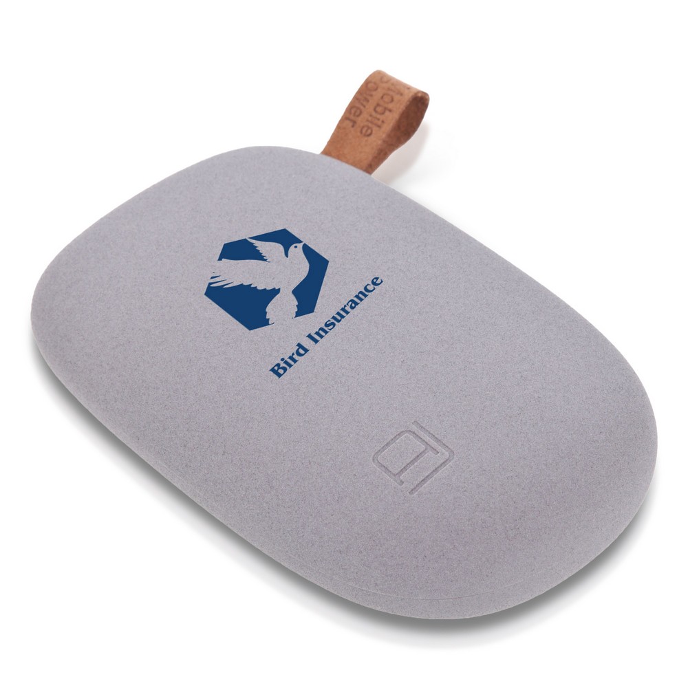Power bank kamień 10400 mAh z logo firmy - Power banki z nadrukiem logo | VEBI - zdjęcie 7