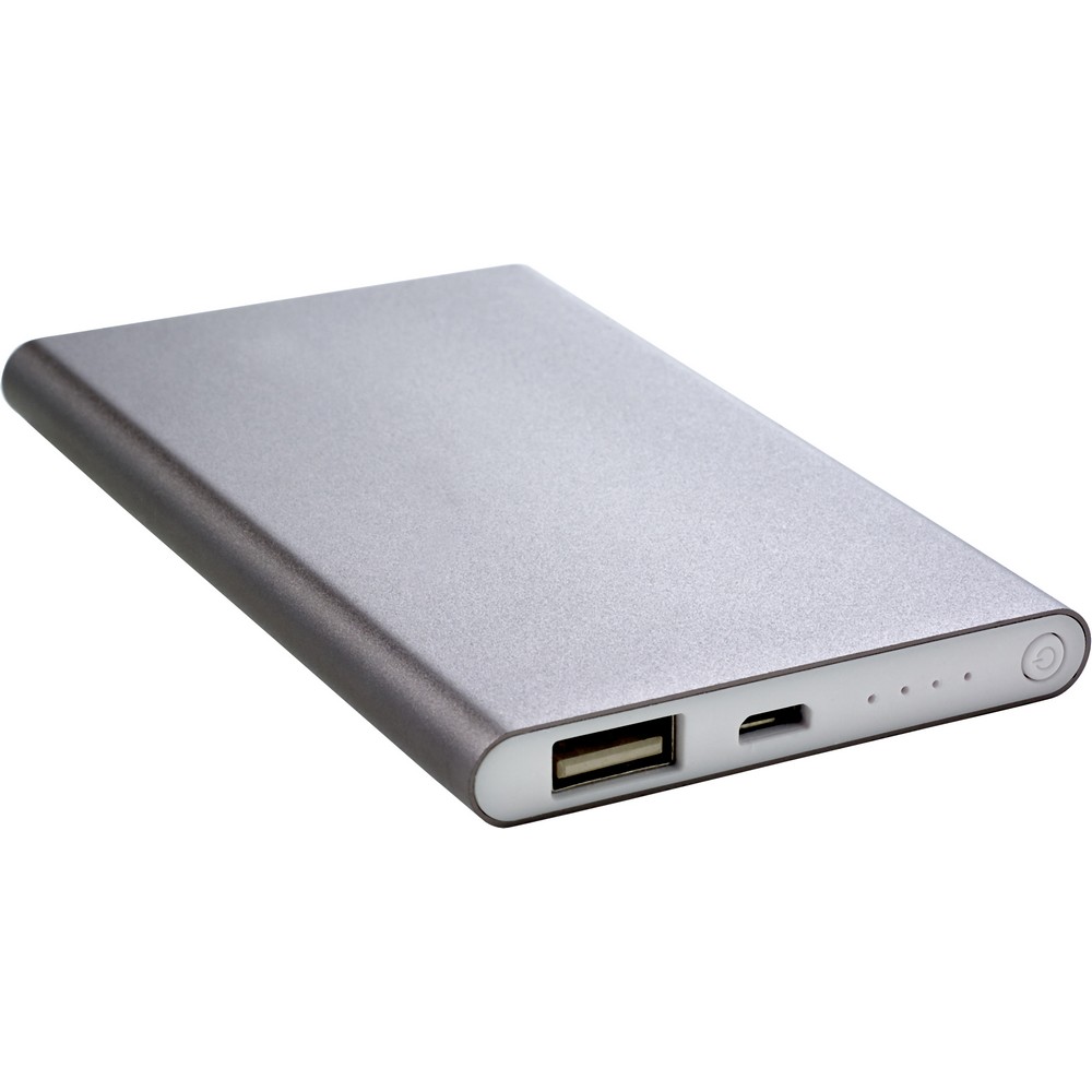 Power bank 4000 mAh z wskaźnikiem naładowania - Power banki z nadrukiem logo | VEBI - zdjęcie 6