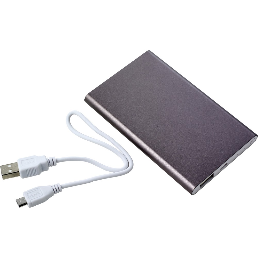 Power bank 4000 mAh z wskaźnikiem naładowania - Power banki z nadrukiem logo | VEBI - zdjęcie 9
