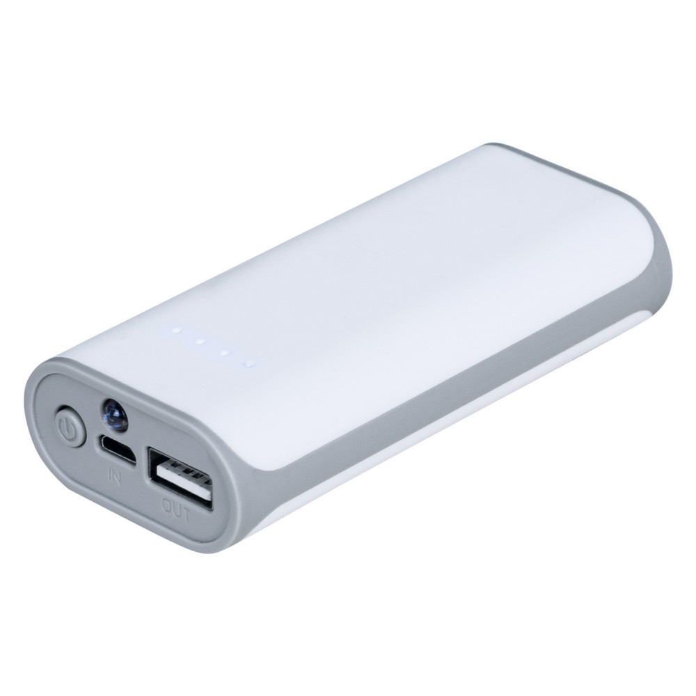 Power bank 4000 mAh | Birch - Power banki z nadrukiem logo | VEBI