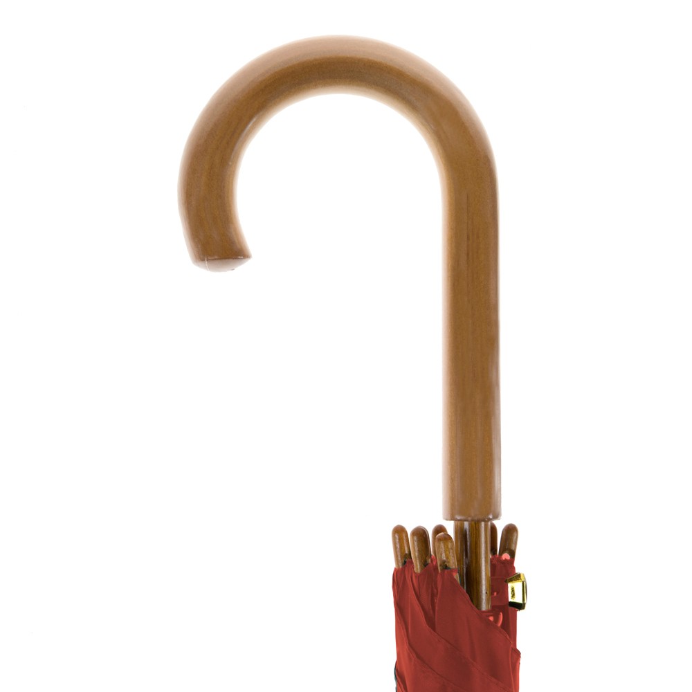 Parasol automatyczny z drewnianą rączką Hayden 23" - Parasole automatyczne z nadrukiem logo | VEBI - zdjęcie 10