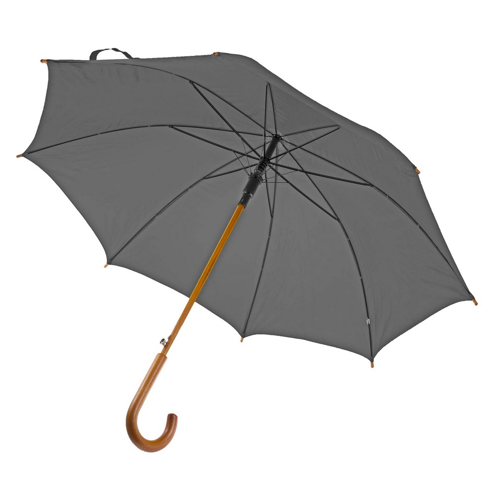 Parasol automatyczny z drewnianą rączką Hayden 23" - Parasole automatyczne z nadrukiem logo | VEBI - zdjęcie 25