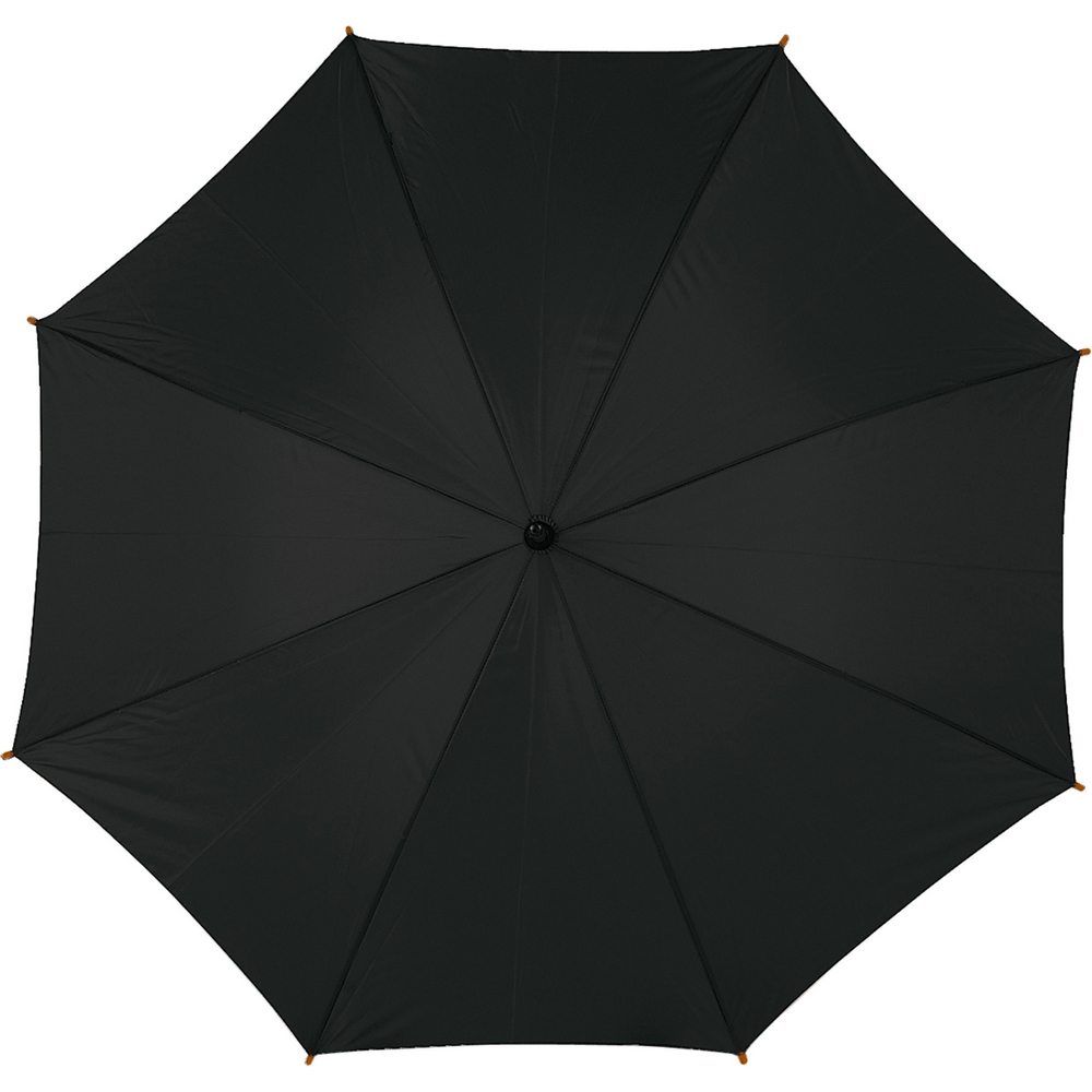 Parasol automatyczny 8 paneli z drewnianym trzonem - Parasole automatyczne z nadrukiem logo | VEBI - zdjęcie 12
