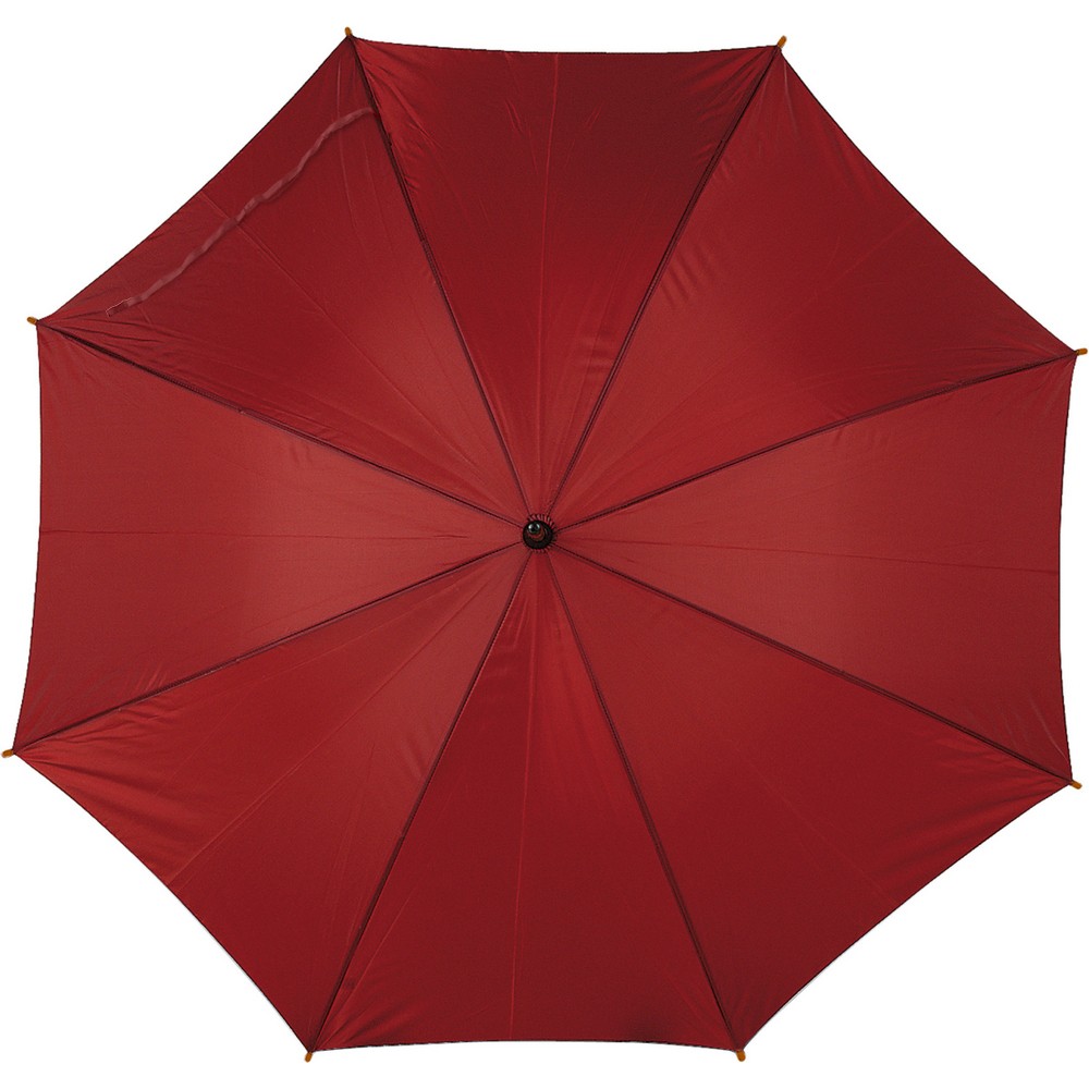 Parasol automatyczny 8 paneli z drewnianym trzonem - Parasole automatyczne z nadrukiem logo | VEBI - zdjęcie 11