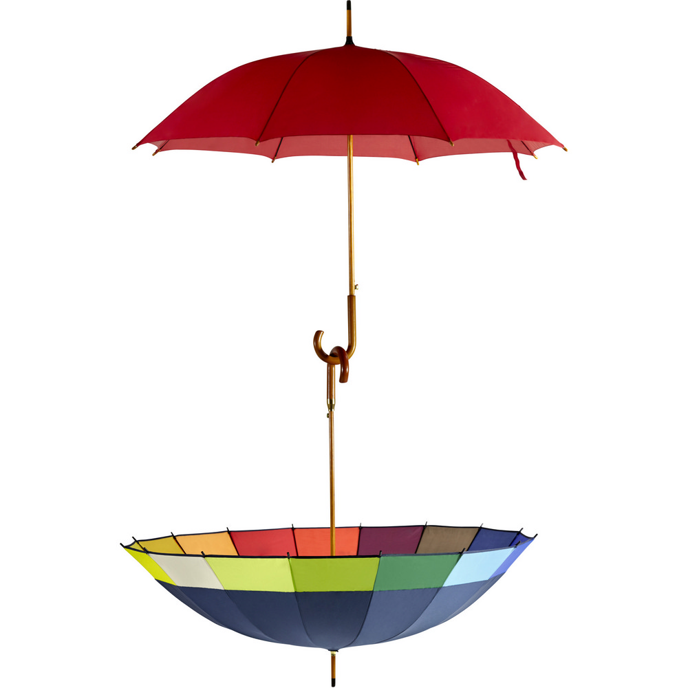 Parasol automatyczny 8 paneli z drewnianym trzonem - Parasole automatyczne z nadrukiem logo | VEBI - zdjęcie 5