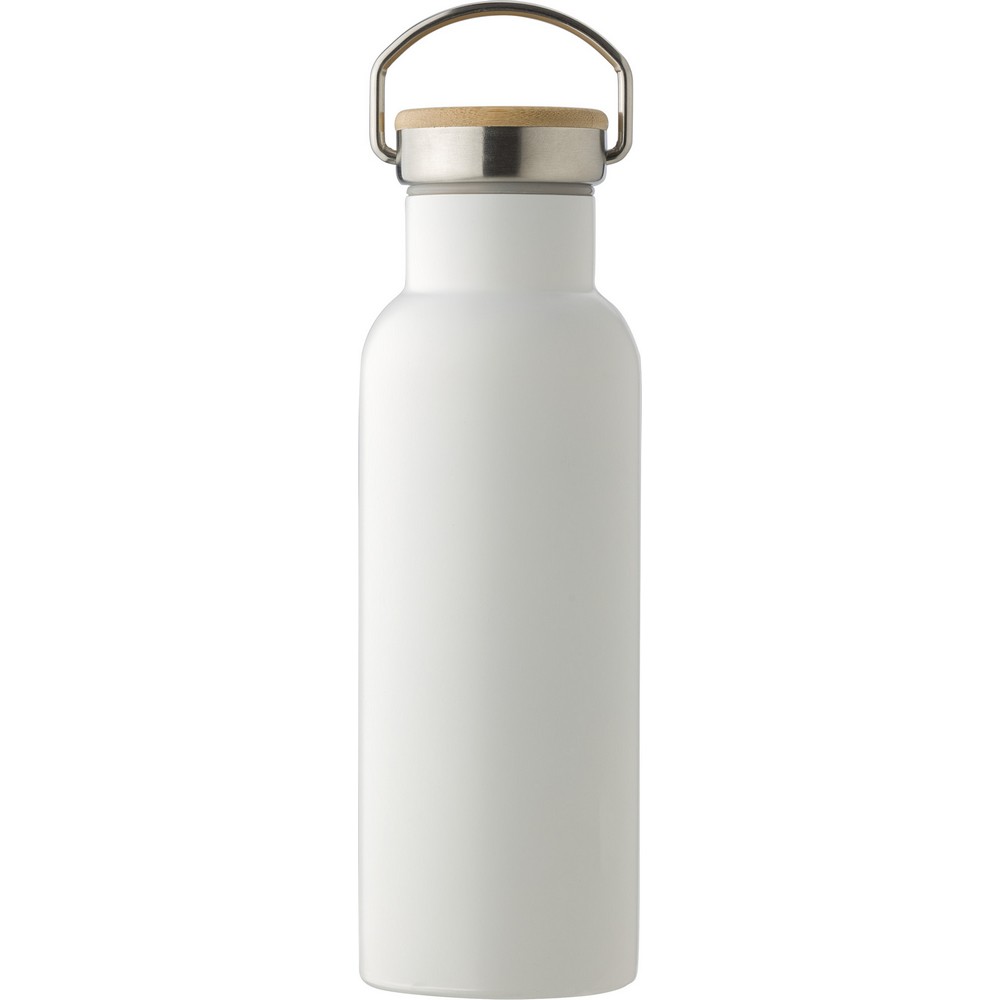 Butelka termiczna bambusowa 500ml ze stali nierdzewnej - Kubki i butelki termiczne z nadrukiem logo | VEBI