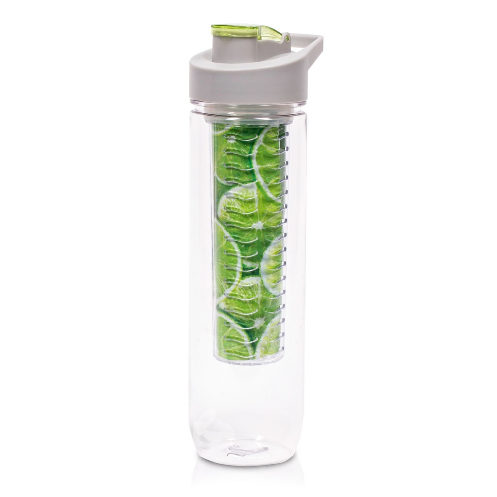 Butelka sportowa z Tritanu 800 ml z wkładem na owoce - Butelki i bidony z nadrukiem logo | VEBI