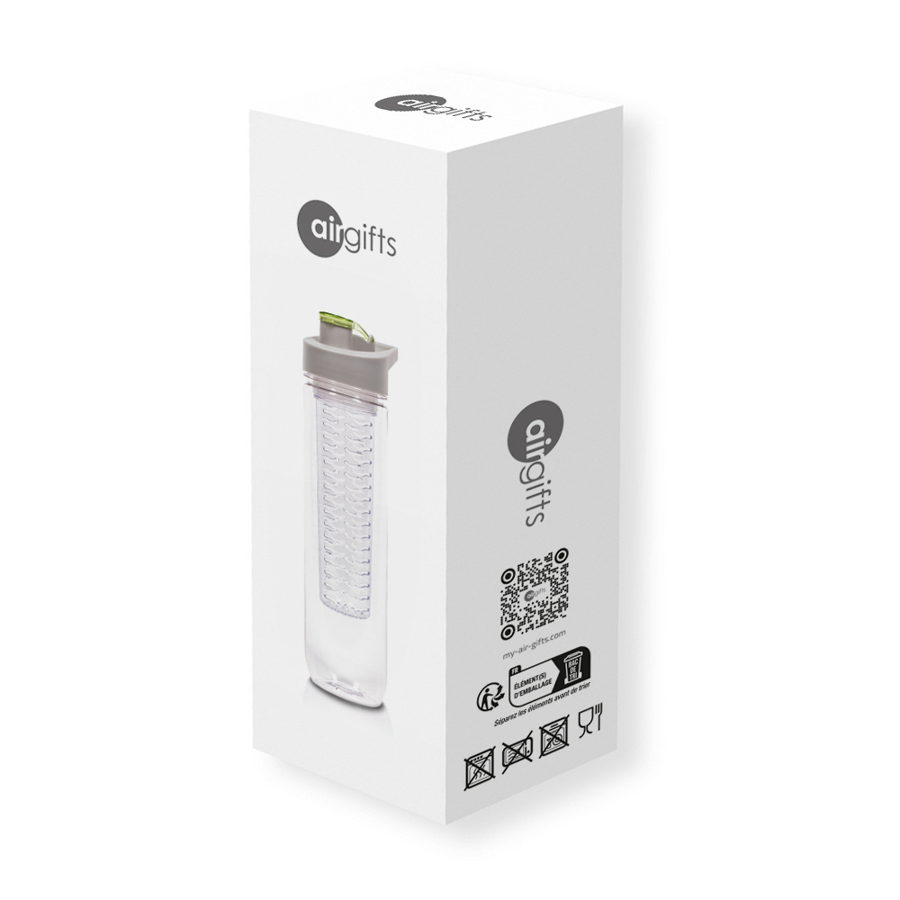 Butelka sportowa z Tritanu 800 ml z wkładem na owoce - Butelki i bidony z nadrukiem logo | VEBI - zdjęcie 12