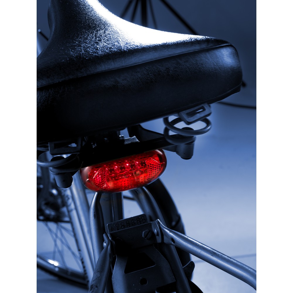 Zestaw lampek rowerowych LED z personalizacją - 2 sztuki - Akcesoria rowerowe z nadrukiem logo | VEBI - zdjęcie 3