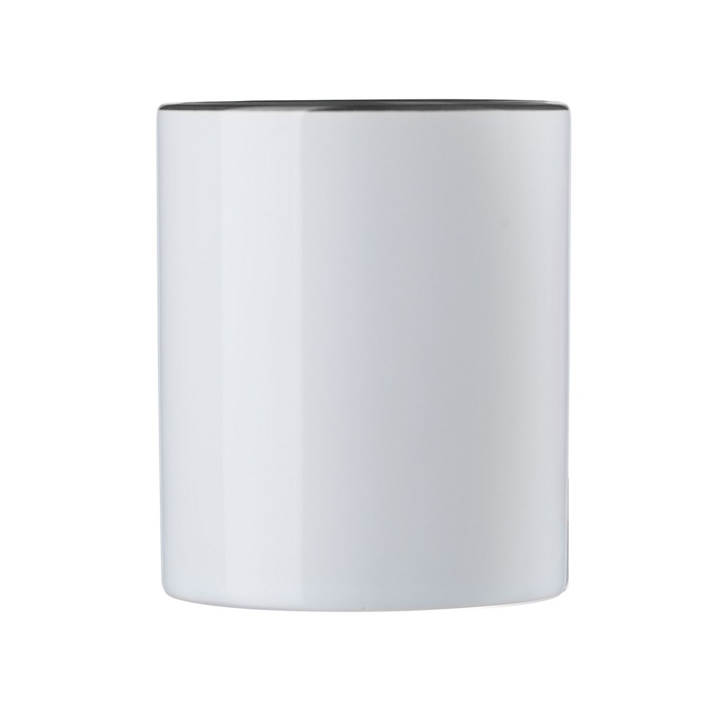 Ceramiczny kubek z kolorowymi akcentami 300 ml - Kubki z nadrukiem logo | VEBI - zdjęcie 2