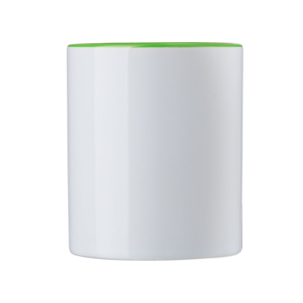 Kubek ceramiczny z kolorowymi elementami 300ml - pod sublimację - Kubki z nadrukiem logo | VEBI - zdjęcie 6
