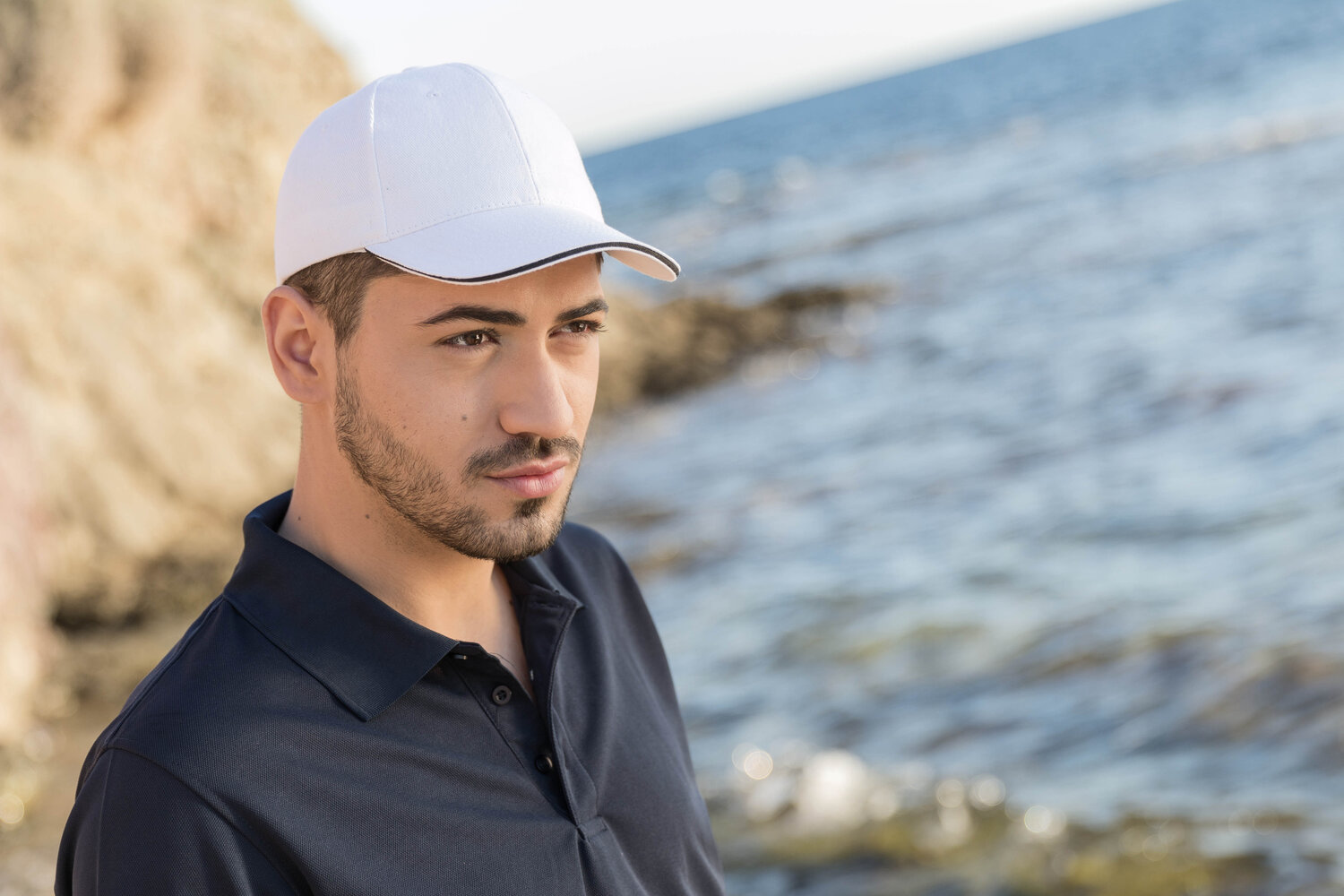 Czapka z daszkiem 6 paneli z haftem - Czapki z daszkiem z nadrukiem logo | VEBI - zdjęcie 3