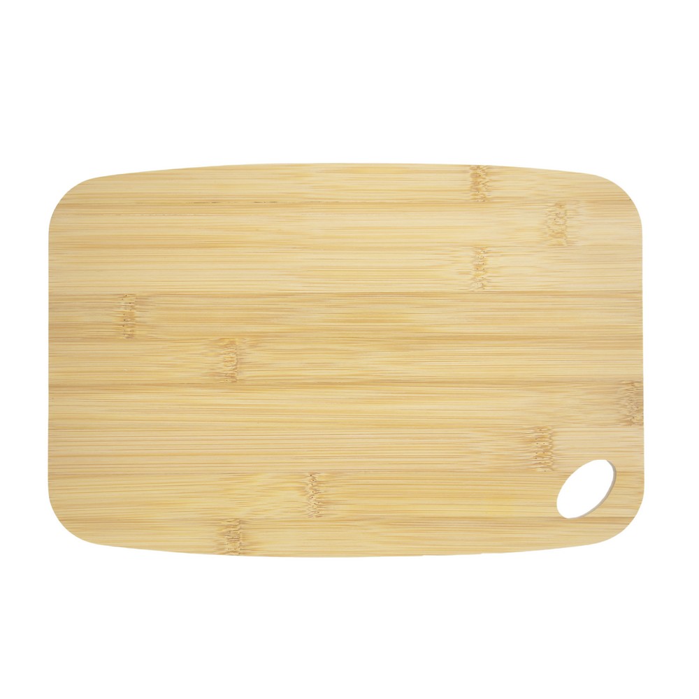 Bambusowa deska do krojenia 30x20 cm z grawerem - Akcesoria kuchenne z nadrukiem logo | VEBI - zdjęcie 8