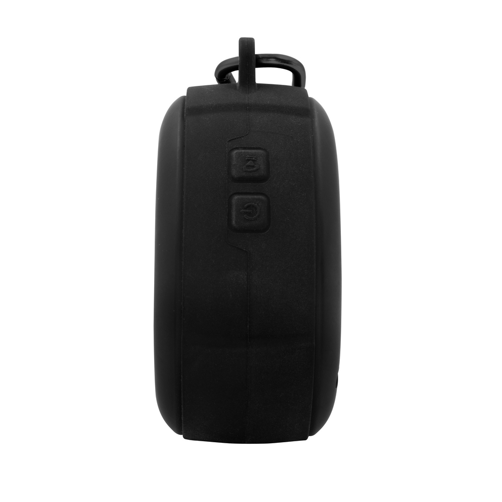 Wodoodporny głośnik bluetooth 5W z karabińczykiem Justice - Głośniki z nadrukiem logo | VEBI - zdjęcie 6