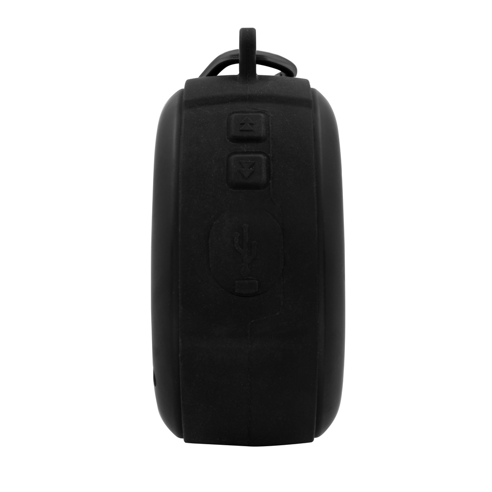 Wodoodporny głośnik bluetooth 5W z karabińczykiem Justice - Głośniki z nadrukiem logo | VEBI - zdjęcie 7