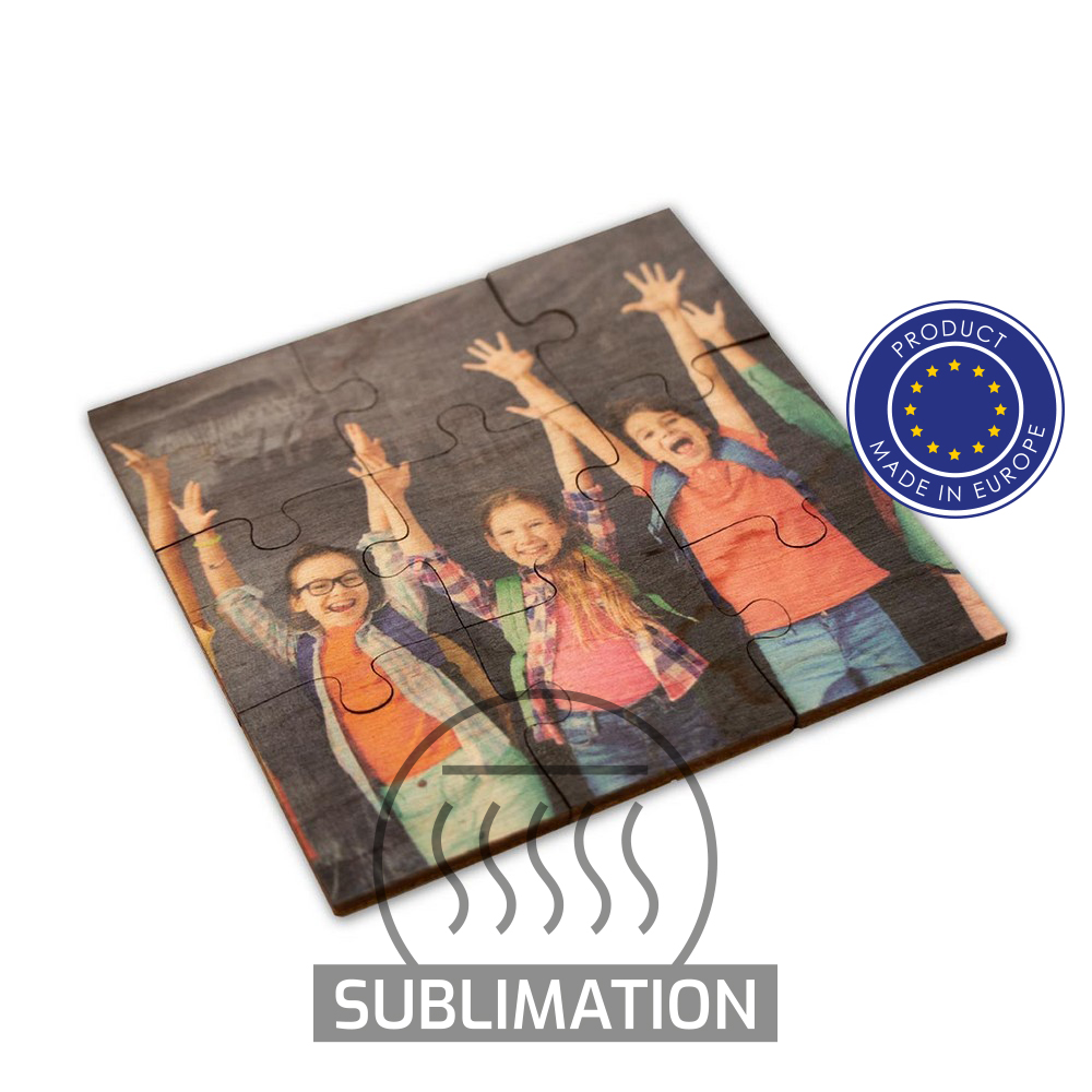 Podkładka puzzle pod kubek Oberon - europejska jakość - Akcesoria kuchenne z nadrukiem logo | VEBI