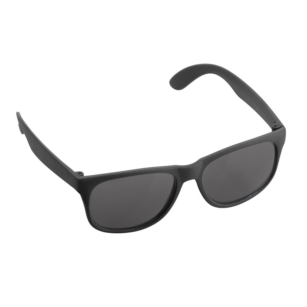 Ekologiczne okulary przeciwsłoneczne z etui bawełnianym Adam - Okulary przeciwsłoneczne z nadrukiem logo | VEBI - zdjęcie 3