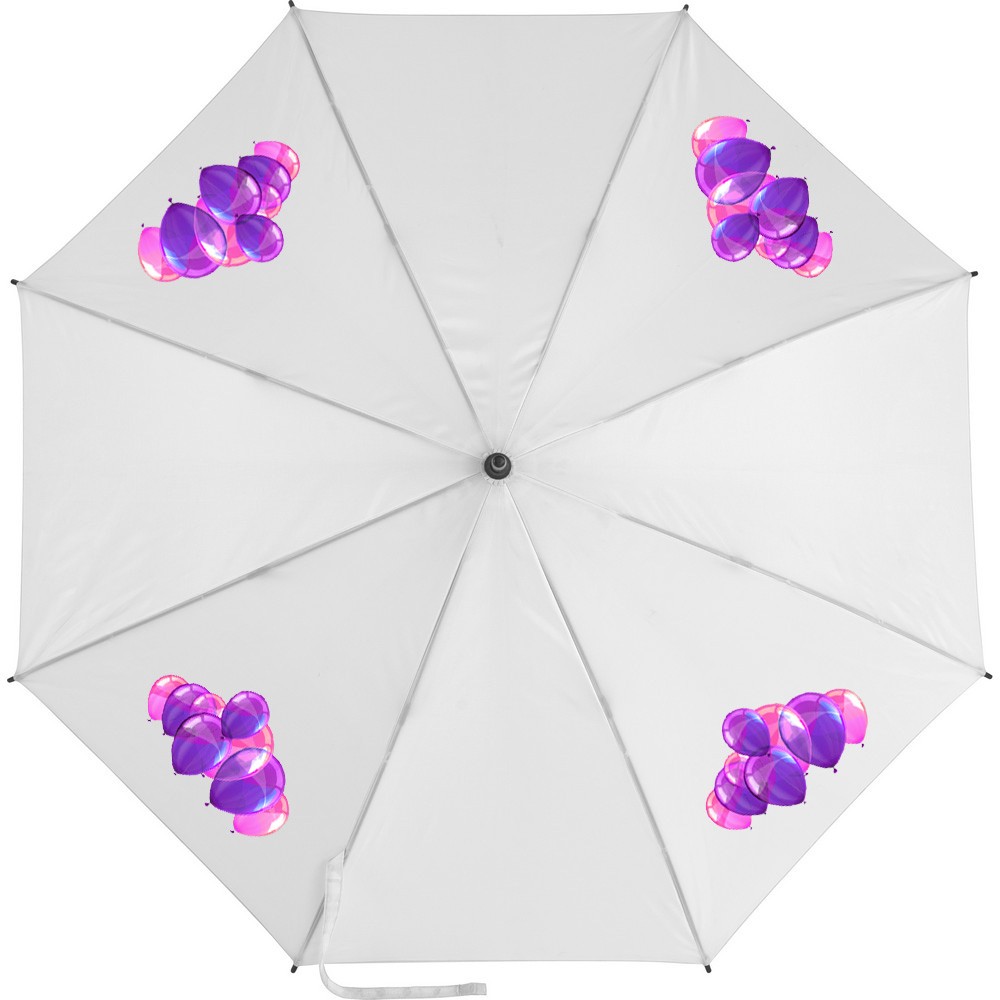 Parasol automatyczny 8 paneli z trzonem z włókna szklanego - Parasole automatyczne z nadrukiem logo | VEBI