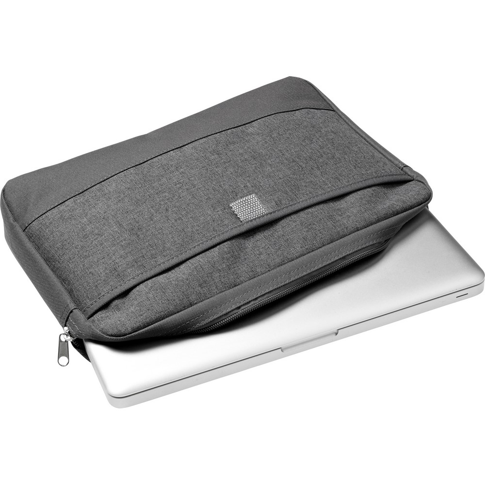 Pokrowiec na laptopa 13,3" z kieszenią - funkcjonalna ochrona - Torby i plecaki na laptopy z nadrukiem logo | VEBI - zdjęcie 2