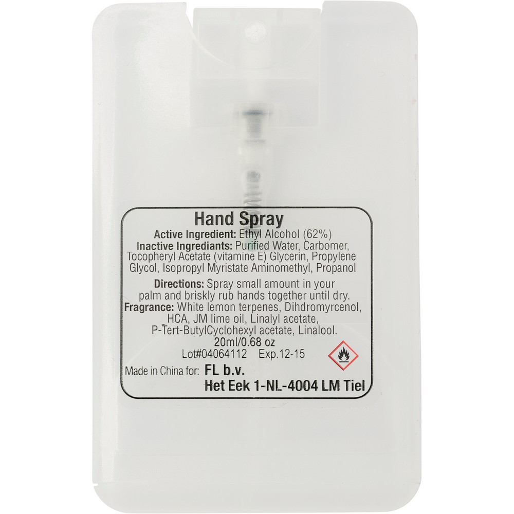 Płyn antybakteryjny w kształcie karty kredytowej 20ml - Higiena i dezynfekcja z nadrukiem logo | VEBI - zdjęcie 2