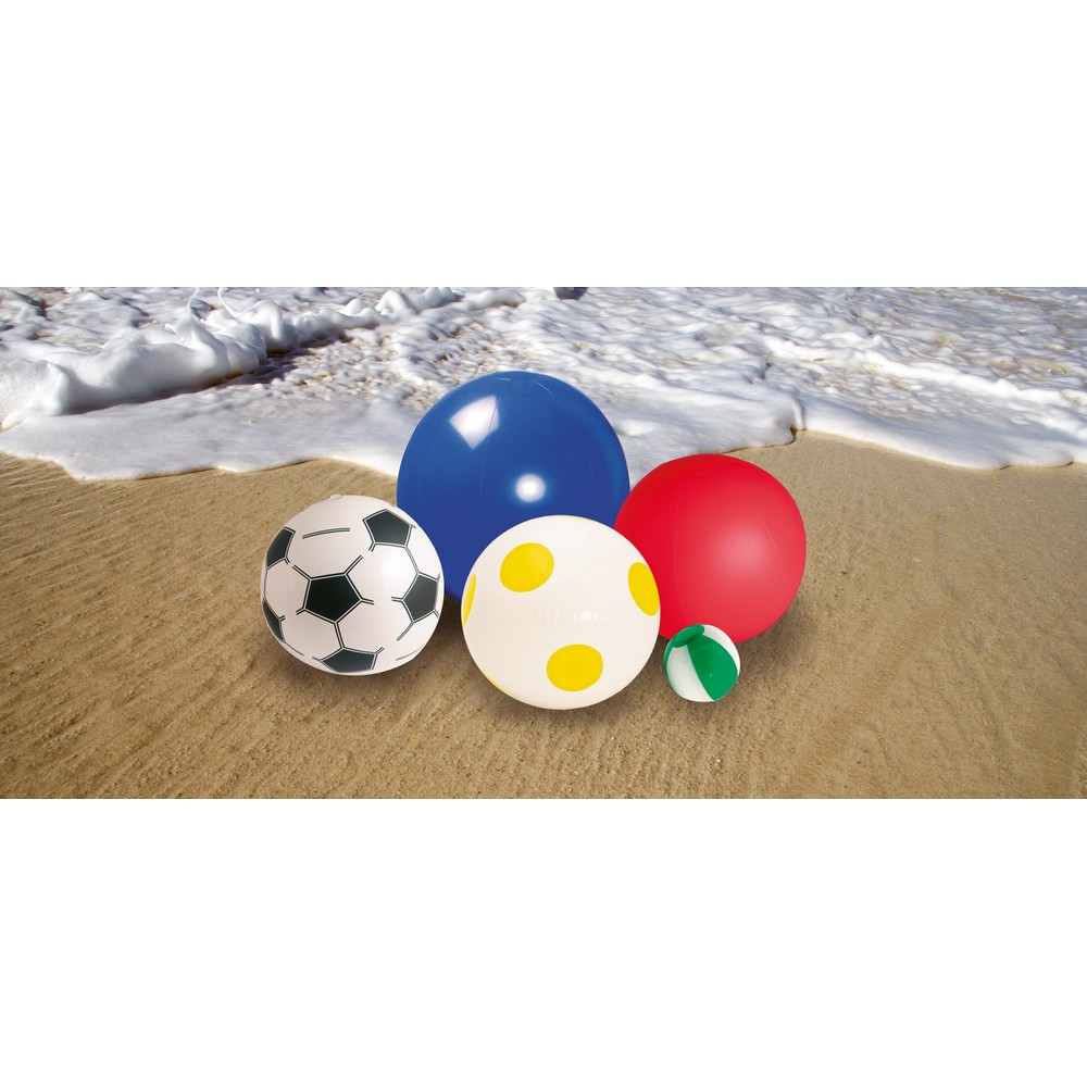 Piłka plażowa dmuchana PVC z nadrukiem logo - Akcesoria plażowe z nadrukiem logo | VEBI - zdjęcie 2