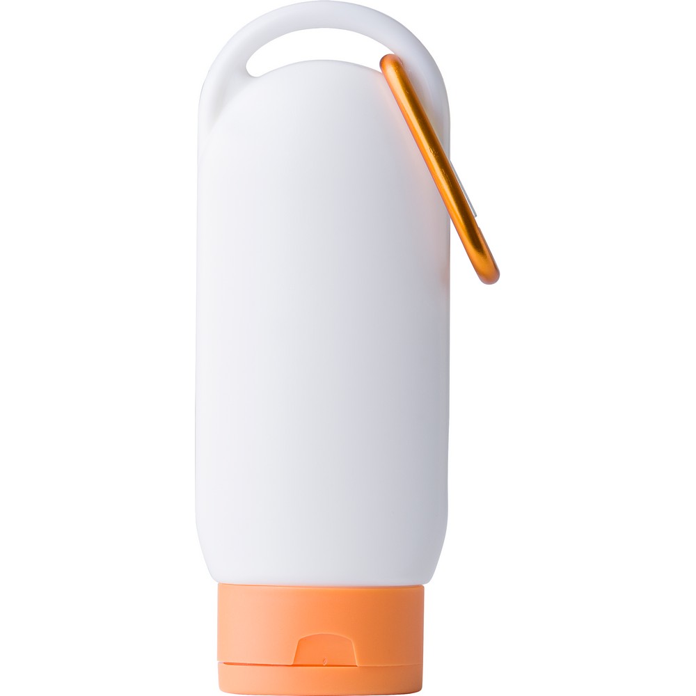 Balsam przeciwsłoneczny SPF 30 z karabińczykiem 60ml - Akcesoria plażowe z nadrukiem logo | VEBI - zdjęcie 9