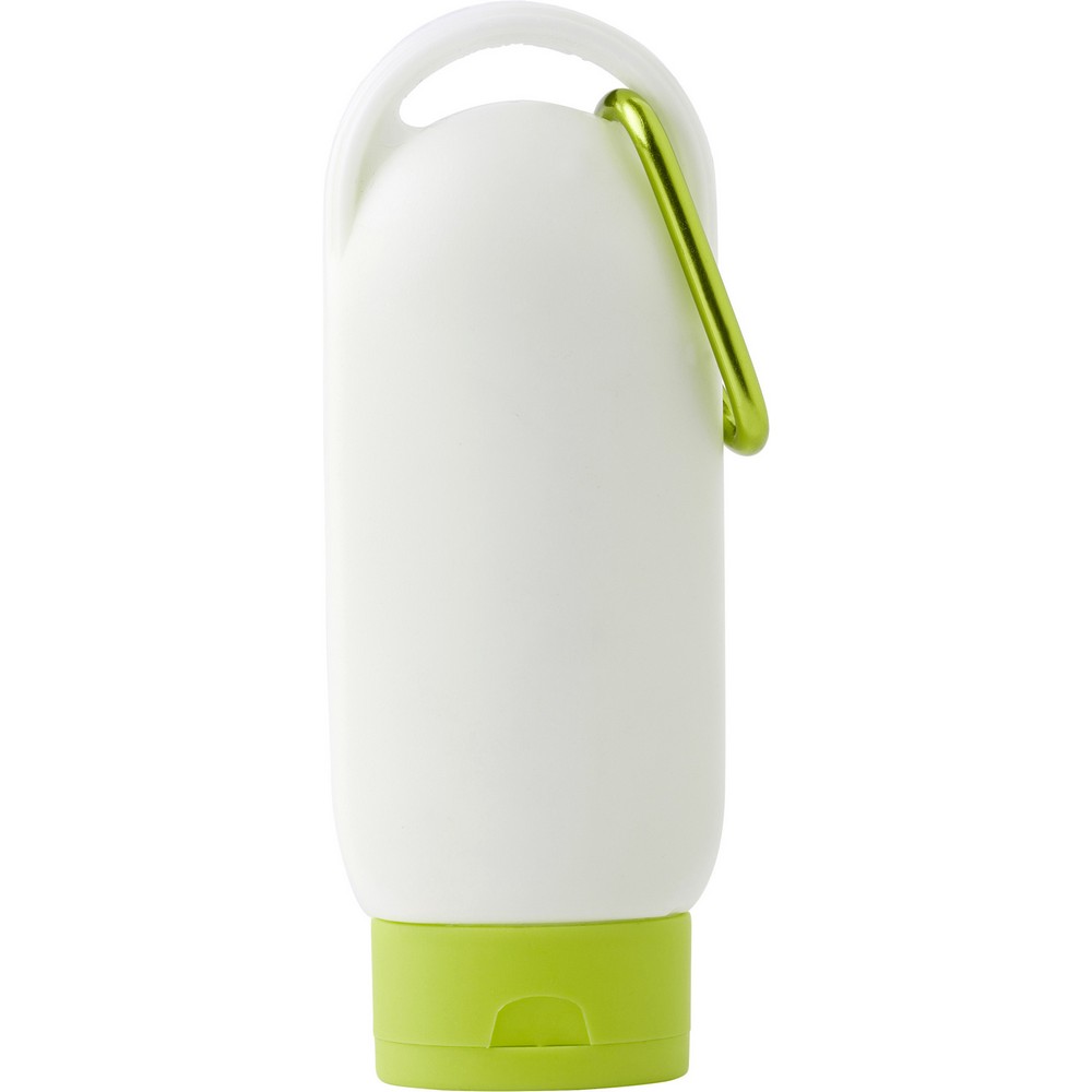 Balsam przeciwsłoneczny SPF 30 z karabińczykiem 60ml - Akcesoria plażowe z nadrukiem logo | VEBI - zdjęcie 6