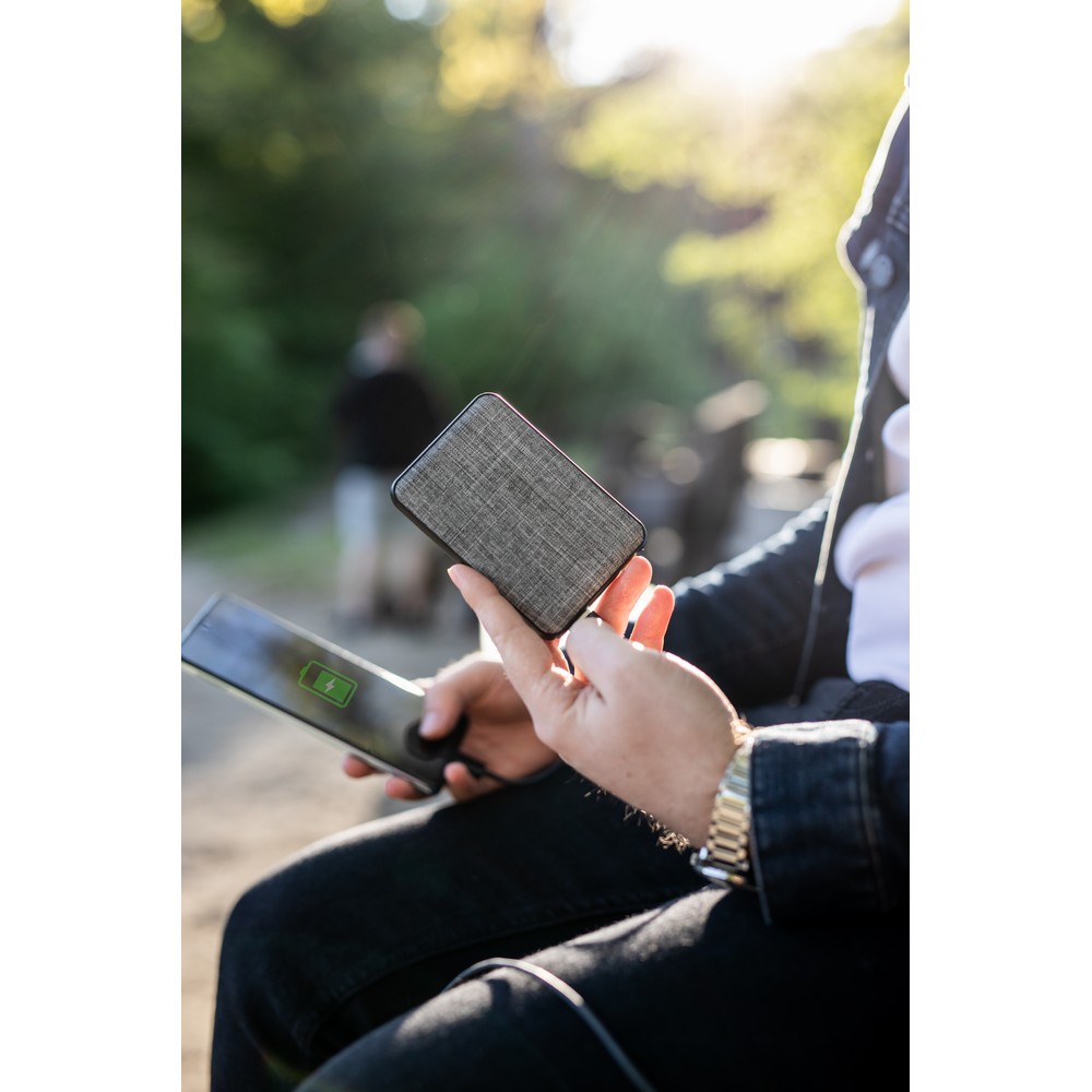 Ekologiczny Power Bank 5000 mAh z recyclingu - zdjęcie 2