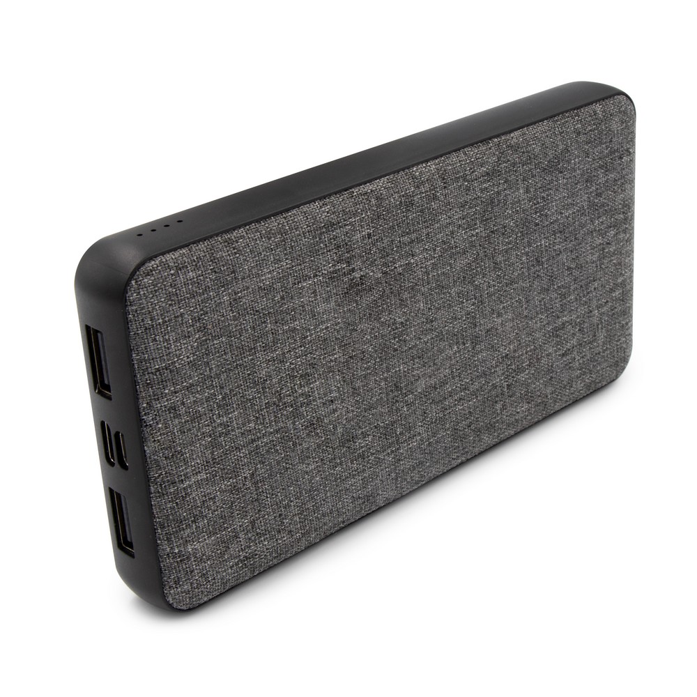 Power bank 8000 mAh RPET Edgar z nadrukiem logo - Power banki z nadrukiem logo | VEBI