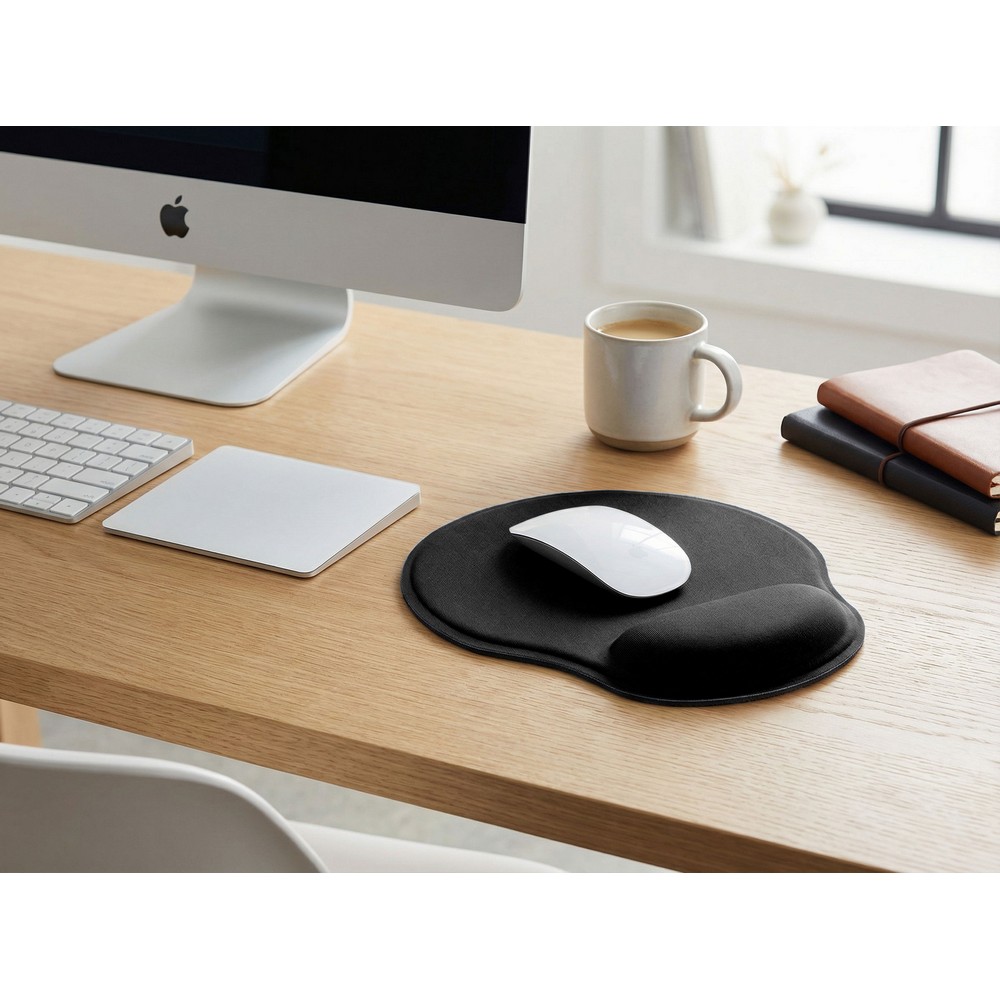 Podkładka pod mysz z podpórką Dario - ergonomiczna z logo - Akcesoria biurowe z nadrukiem logo | VEBI - zdjęcie 2