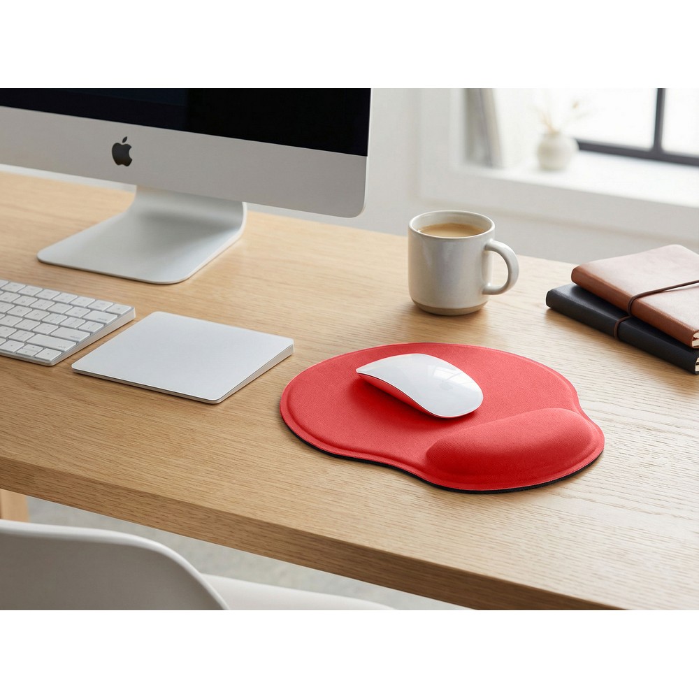 Podkładka pod mysz z podpórką Dario - ergonomiczna z logo - Akcesoria biurowe z nadrukiem logo | VEBI - zdjęcie 6