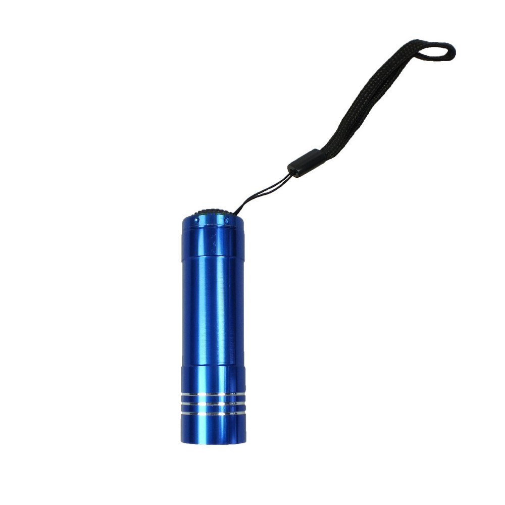 Latarka 9 LED aluminiowa z nadrukiem logo - Latarki i lampki z nadrukiem logo | VEBI - zdjęcie 3