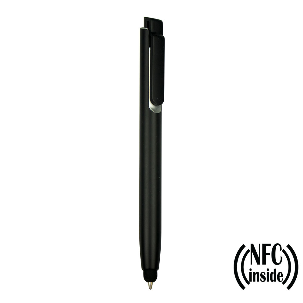 Długopis NFC Henrietta z touch pen - nowoczesne gadżety reklamowe - Długopisy plastikowe z nadrukiem logo | VEBI - zdjęcie 6