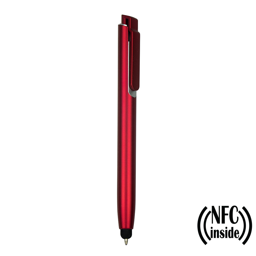 Długopis NFC Henrietta z touch pen - nowoczesne gadżety reklamowe - Długopisy plastikowe z nadrukiem logo | VEBI - zdjęcie 14